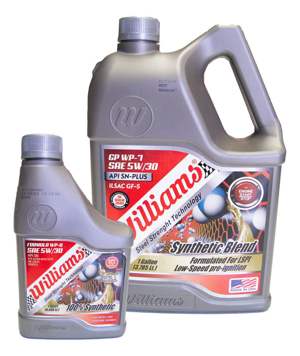Aceite Williams 5w30 Wp-8 5 Ltr 100% Synthetic D P F
