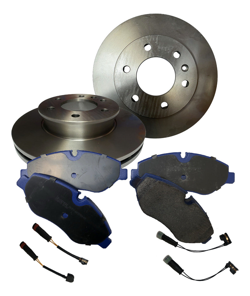 Discos + Pastillas De Freno Delanteros M Benz Sprinter 415