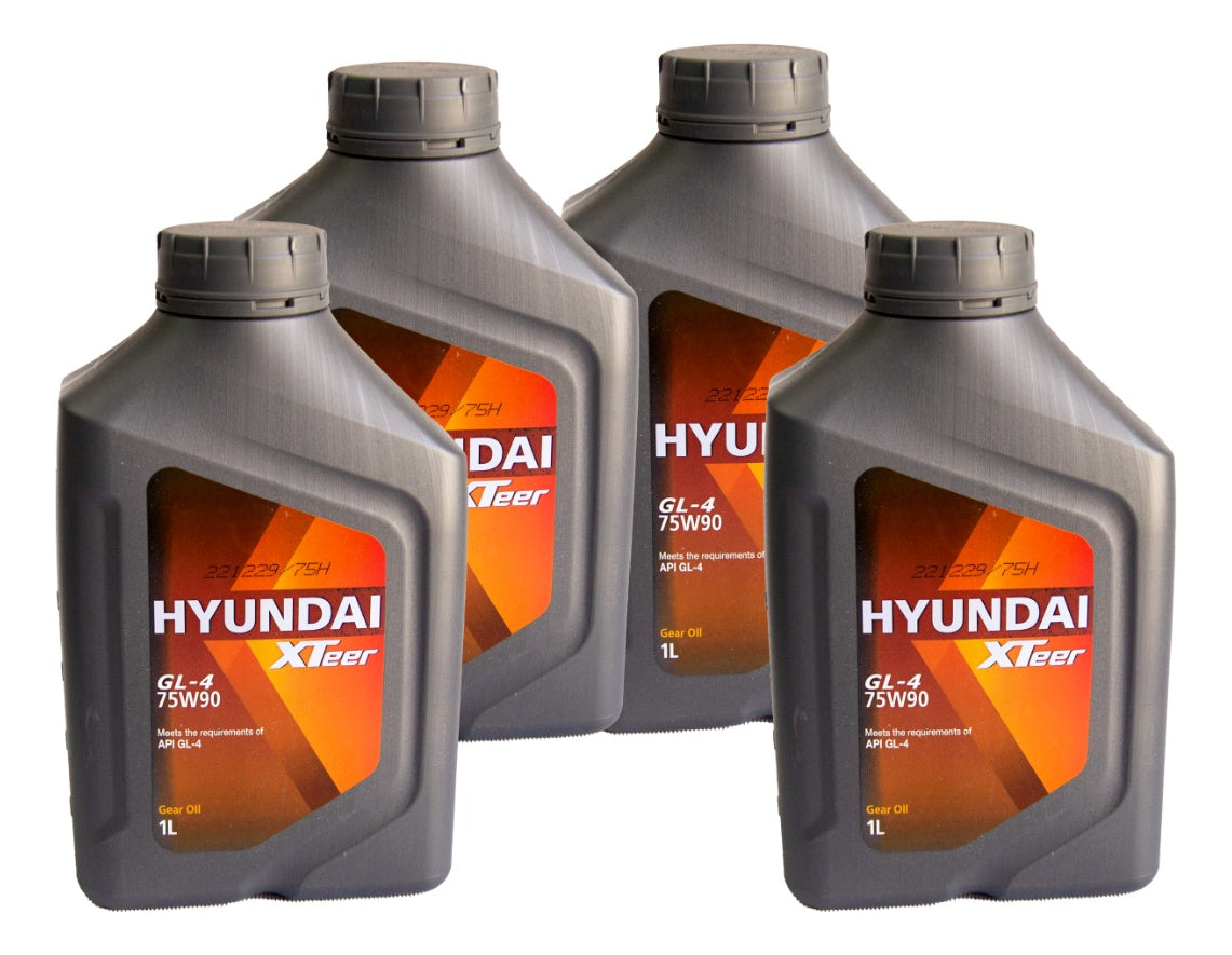 Aceite De Transmision 75w90 Gl-4 Marca Hyundai 4lts