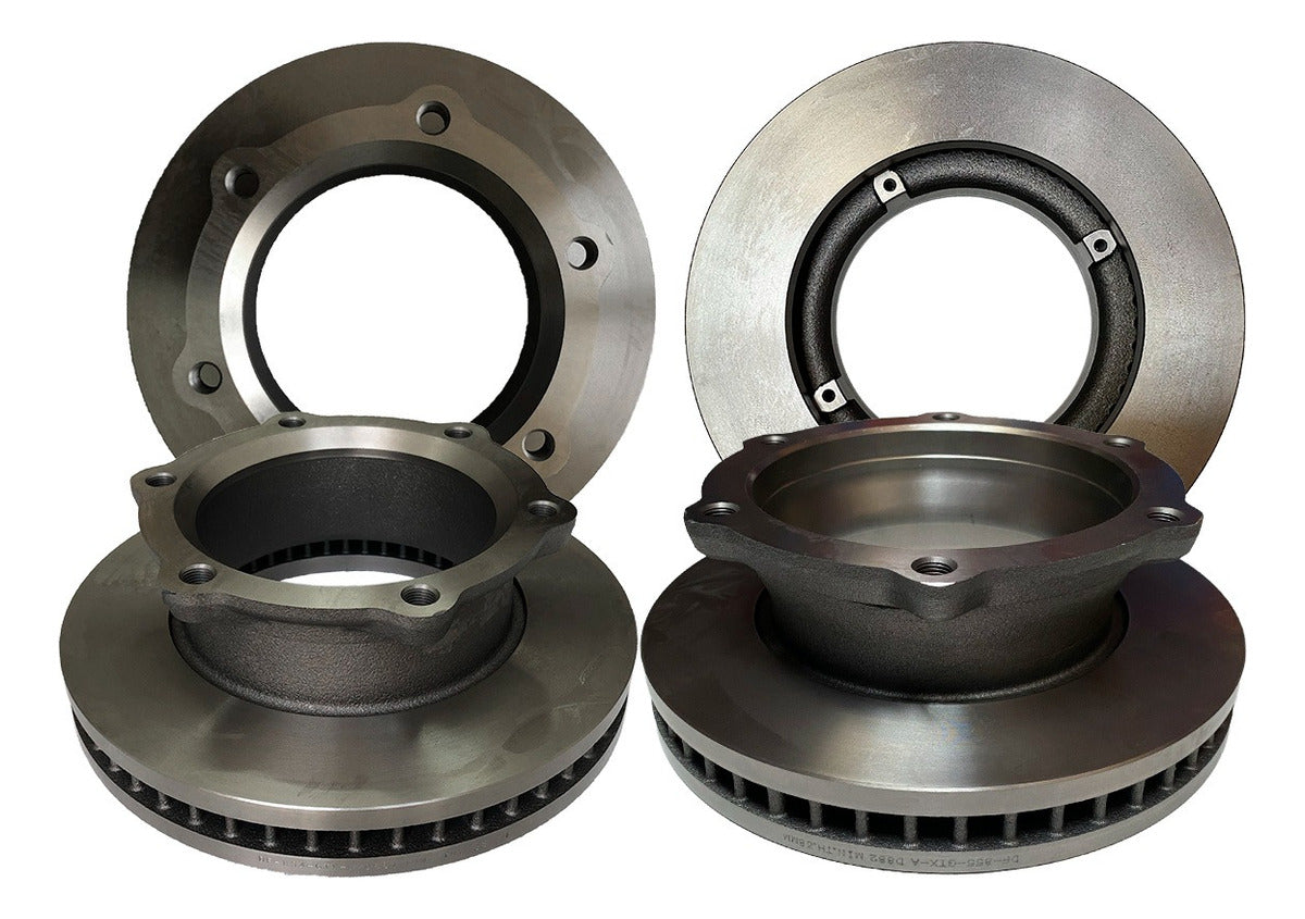 Kit Discos Delanteros + Trasero Hino Xzu Serie 300 2007-2022