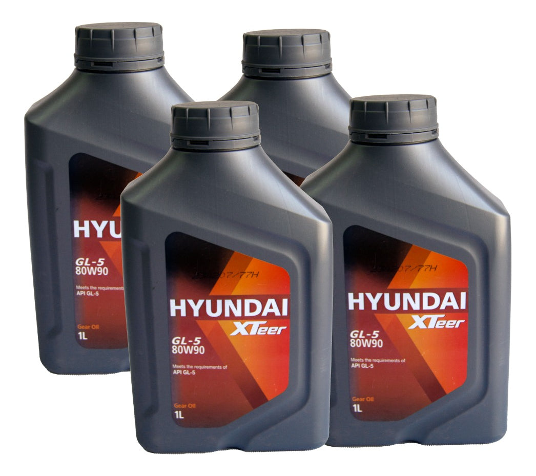 Aceite De Transmision 80w90 Gl-5 Marca Hyundai 4lts