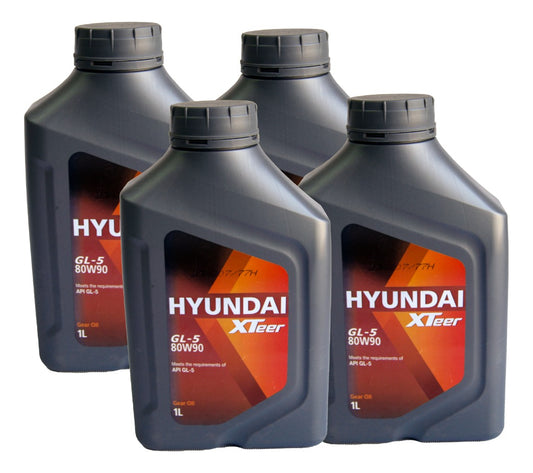 Aceite De Transmision 80w90 Gl-5 Marca Hyundai 4lts