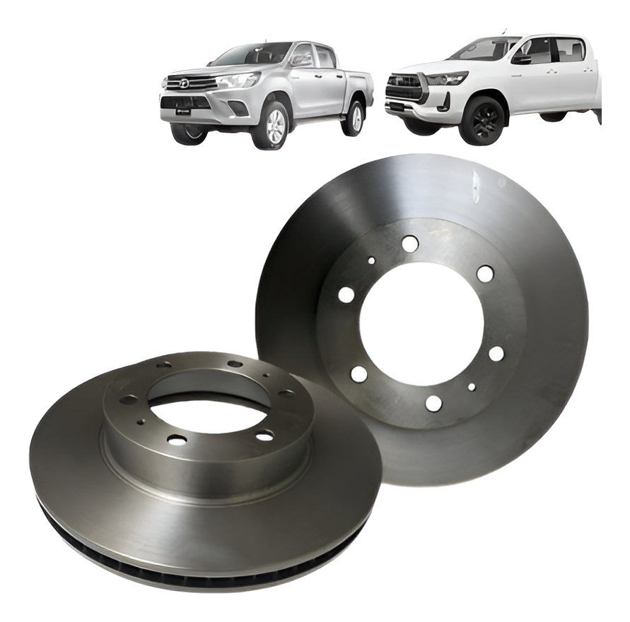 Discos Freno Delanteros Toyota Hilux 2.4 Año 2020 Power Brak
