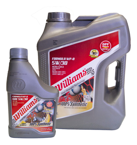 Aceite Williams 5w30 Wp-8 8 Litros 100% Synthetic D P F