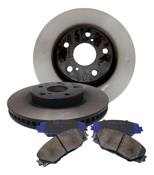 Discos + Pastillas Frenos Delantera Toyota Rav4 2.5 Año 2016