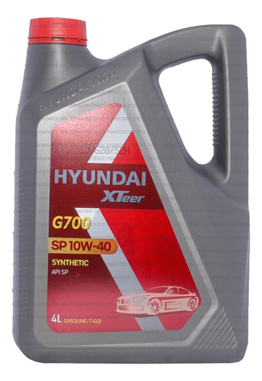 Aceite Hyundai Xteer G700 Gasolina 10w40 4 Litros