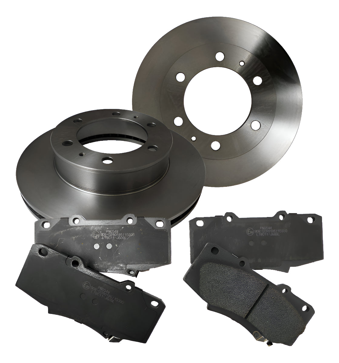 Discos + Pastillas Frenos Delanteros Toyota Hilux 2.5  2012