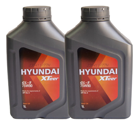 Aceite De Transmision 75w90 Gl-5 Marca Hyundai 2lts