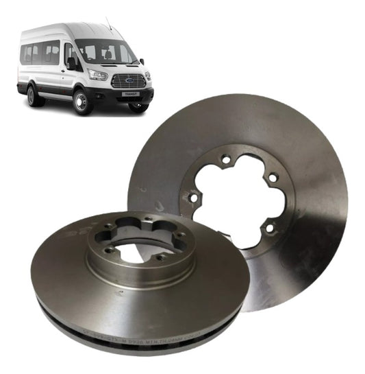 Par Discos Freno Delanteros Gtx Para Ford Transit 2.2 2017