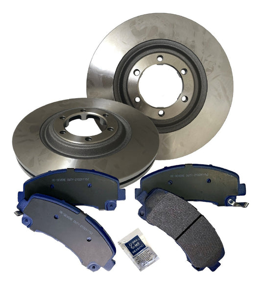 Discos + Pastillas Freno Delanter Chevrolet Dmax 2.5 2020 Ad