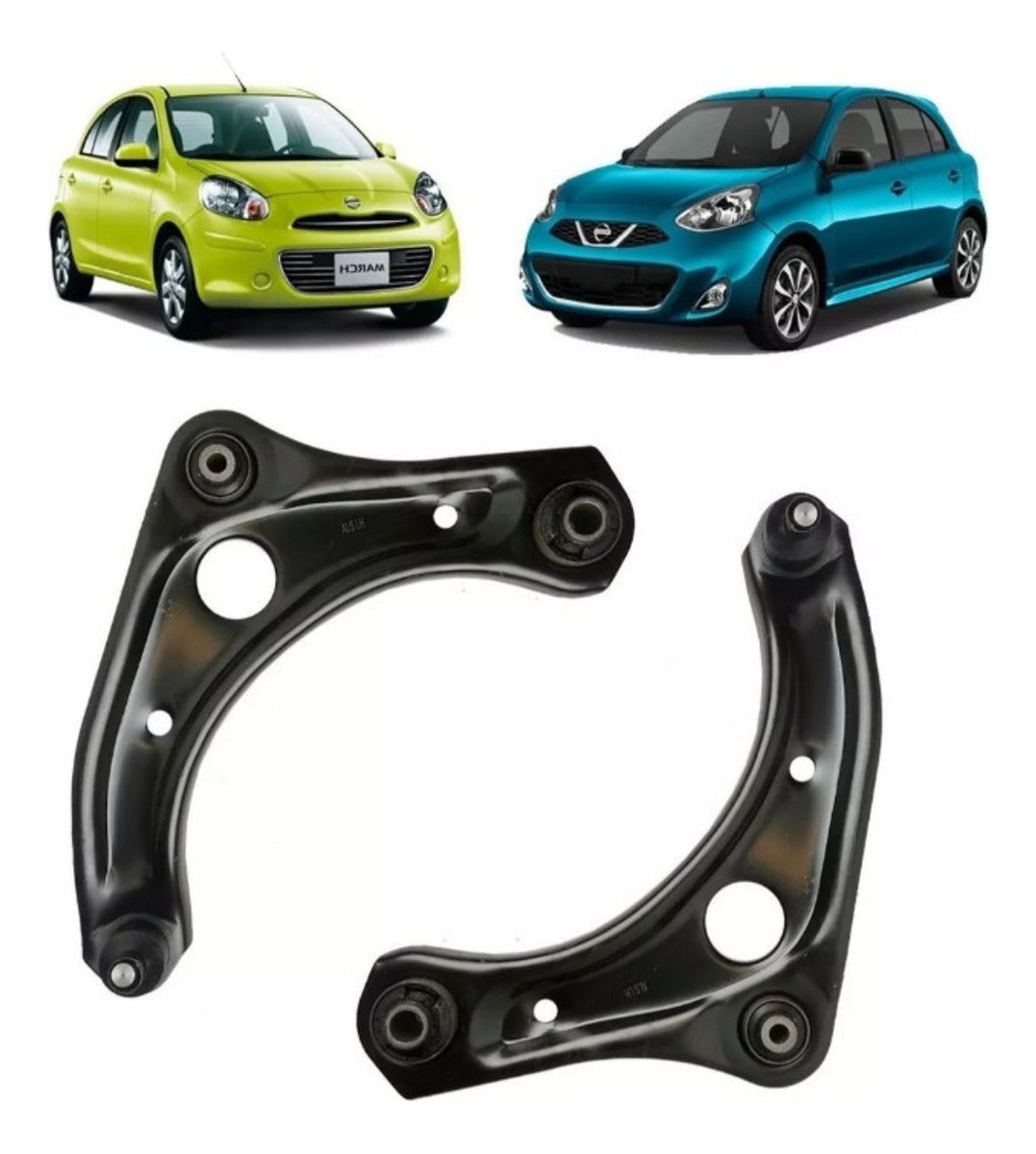 Bandejas Inferior Der Izq Nissan March 1.6 Hr16de Año 2018