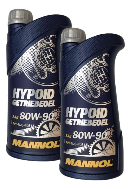 Aceite Hypoid 80w90 Gl-4 / Gl-5 Ls Marca Mannol 2lts
