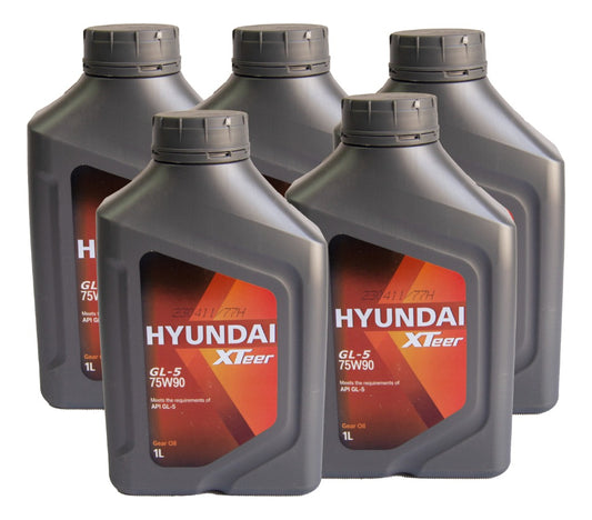 Aceite De Transmision 75w90 Gl-4 Marca Hyundai 5lts