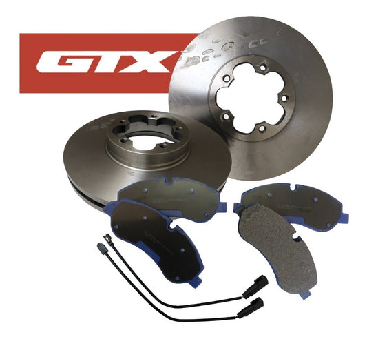 Discos + Pastillas De Freno Delanteras Ford Transit 2.2