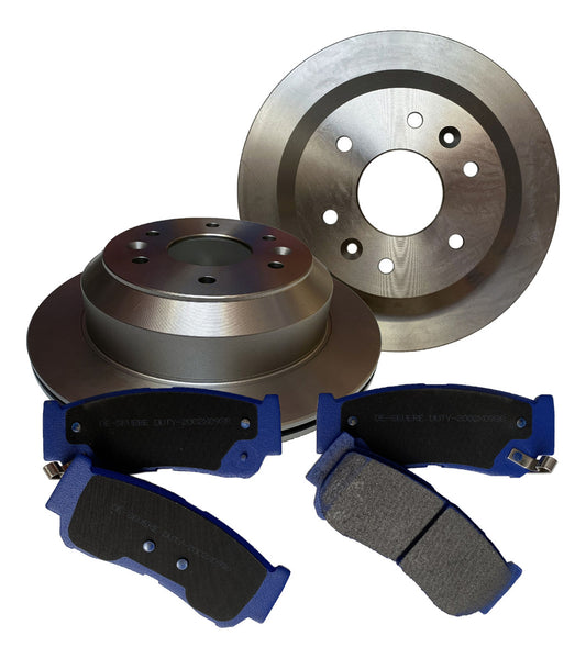 Discos + Pastillas De Freno Traseros Maxus T60 2.0 2017-2024