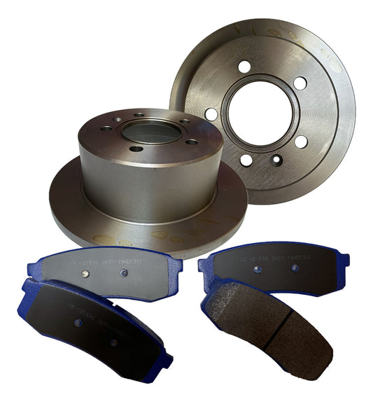 Discos + Pastillas De Freno Traseros Maxus V80 2.5 2013-2019