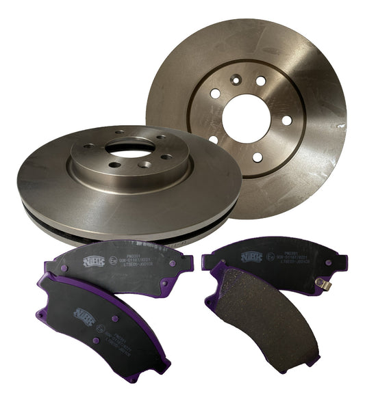 Discos + Pastillas De Freno Delanteros Chevrolet Orlando 2.0