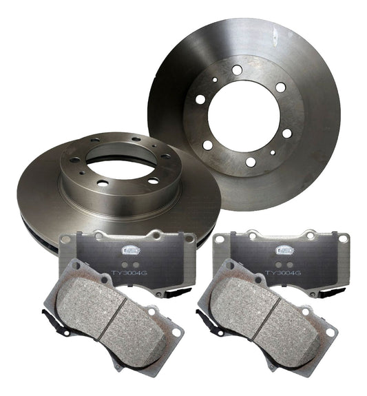 Discos + Pastillas Frenos Delantero Toyota Hilux 2.4 2019