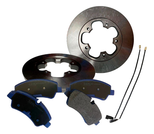 Discos + Pastillas De Freno Traseros Ford Transit 2.2 Simple