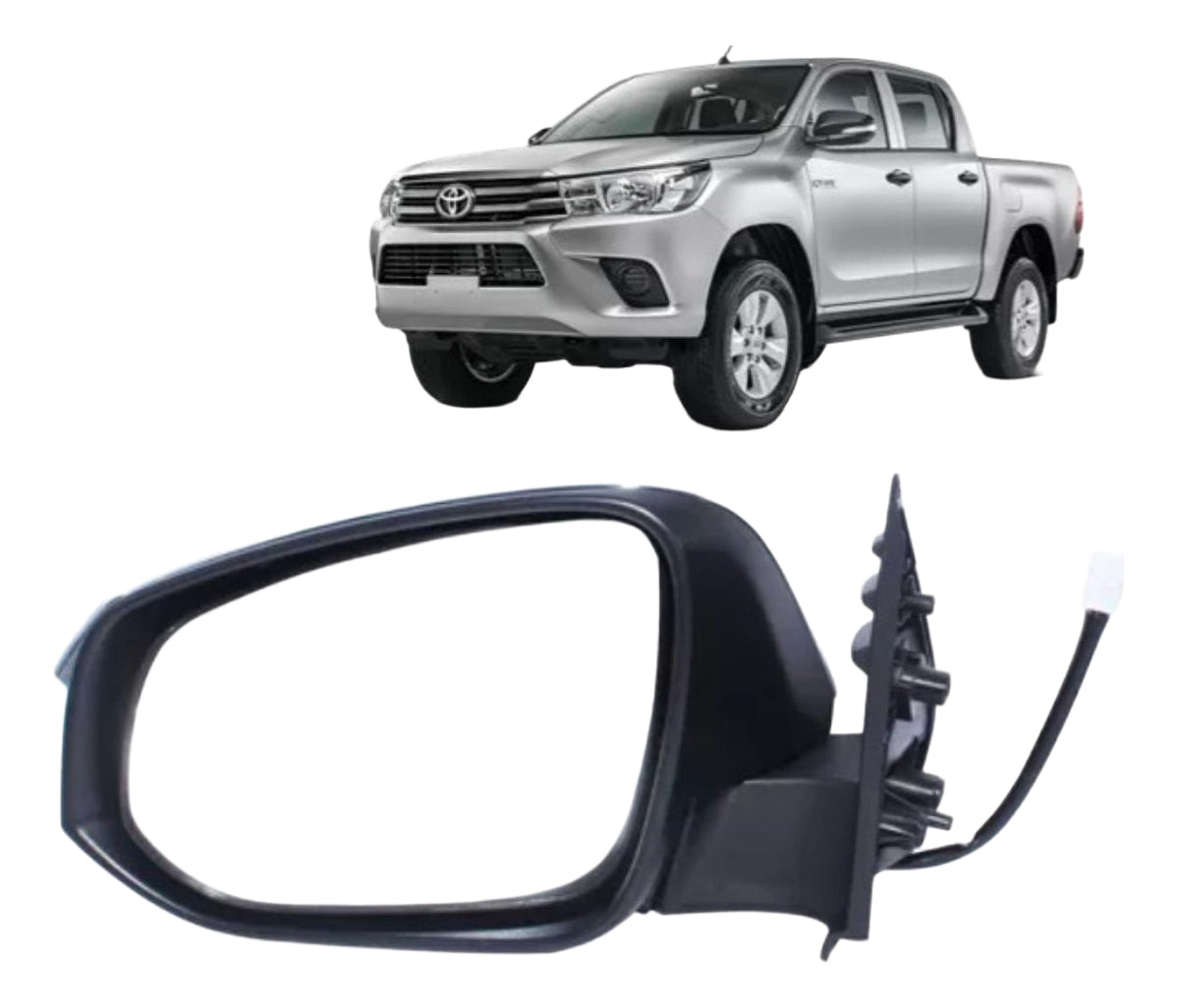 Espejo Izquierdo Toyota Hilux Revo 2.8 Año 2021 Electrico