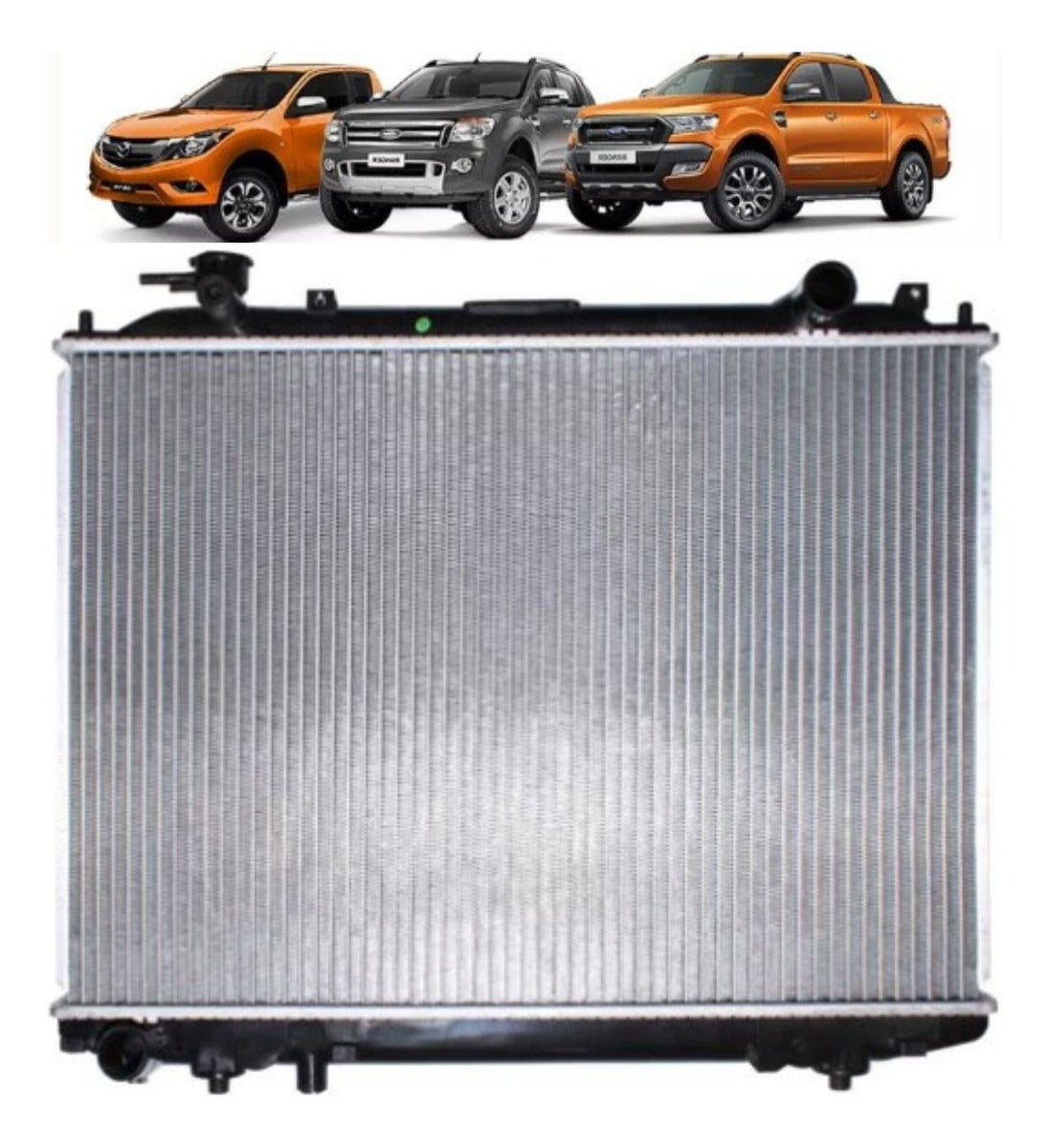 Radiador Motor Mazda Bt50  2.5 Wlat Año 2011