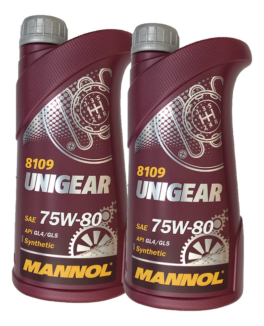 Aceite Unigear 75w80 Gl-4/gl-5 Ls Marca Mannol 2lts
