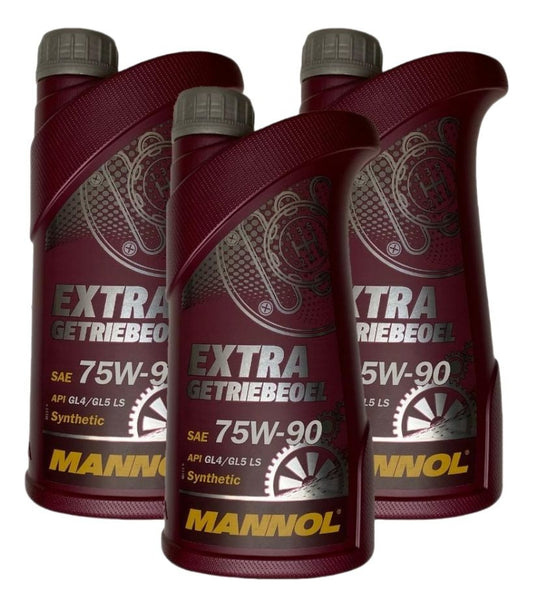 Aceite Extra 75w90 Gl-4 / Gl-5 Ls Marca Mannol 3lts
