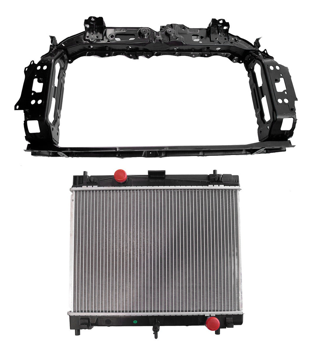 Radiador De Motor + Frontal Para Toyota Yaris 1.5 2006-2013