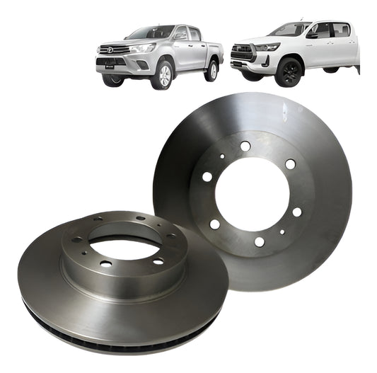 Discos Freno Delanteros Toyota Hilux 2.4 Año 2020 Power Brak