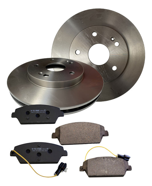 Discos + Pastillas De Freno Delanteras Mahindra Xuv500 2.2