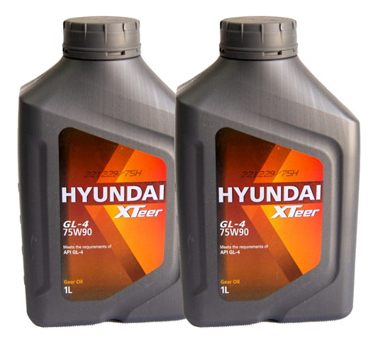 Aceite De Transmision 75w90 Gl-4 Marca Hyundai 2lts