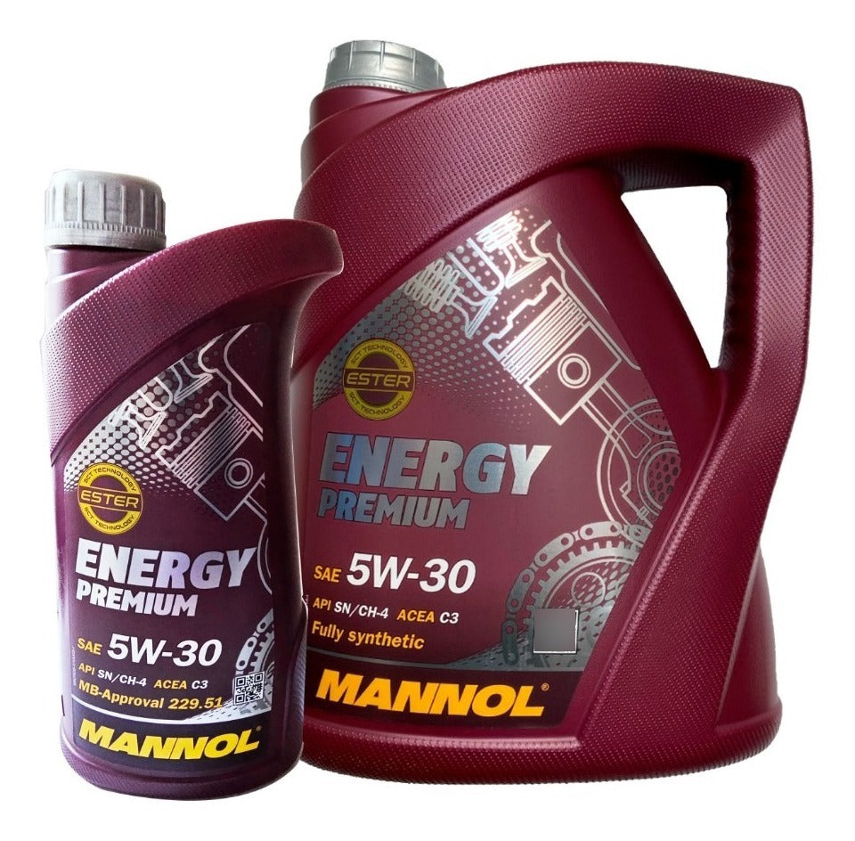 Aceite Sintetico Energy Premium 5w30 Marca Mannol 6 L T S