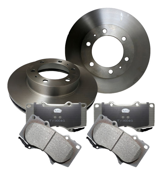 Discos + Pastilla Freno Delantero Toyota Hilux 3.0 2009-2015