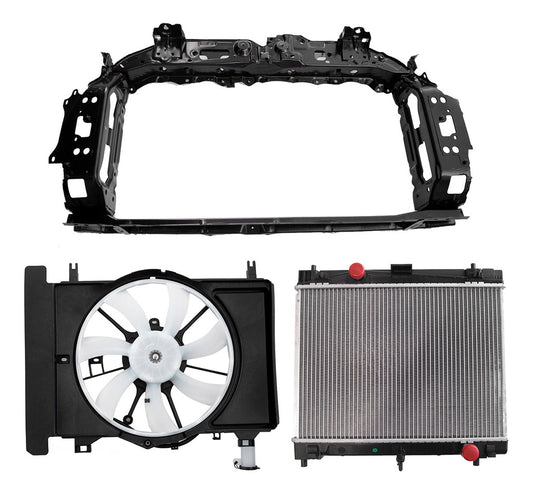 Radiador Frontal Electroventilador Toyot Yaris 1.5 2006-2013