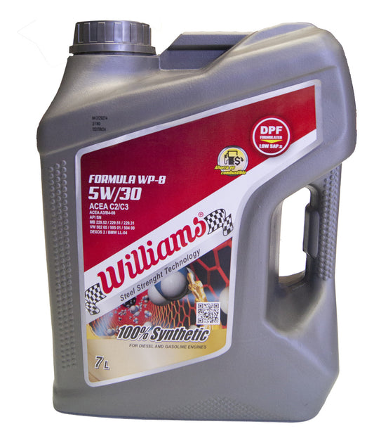 Aceite Williams 5w30 Wp-8 7 Ltr 100% Synthetic D P F