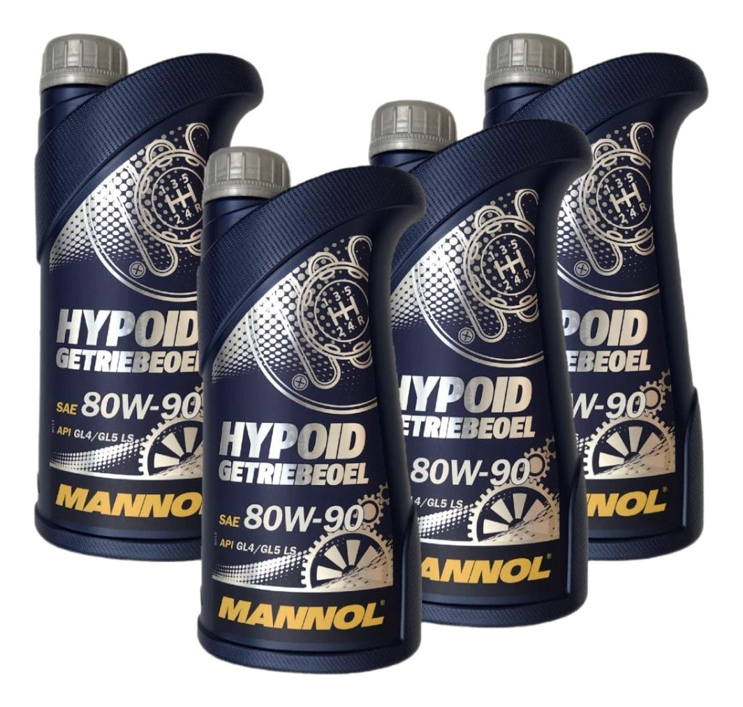 Aceite Hypoid 80w90 Gl-4 / Gl-5 Ls Marca Mannol 4lts