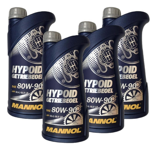 Aceite Hypoid 80w90 Gl-4 / Gl-5 Ls Marca Mannol 4lts