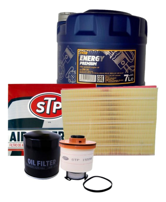 Kit 3 Filtros + Aceite 7l Para Toyota New Hilux 2.4 Año 2019
