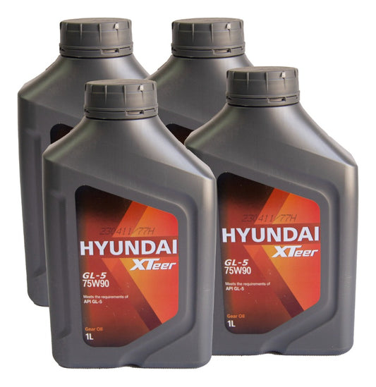 Aceite De Transmision 75w90 Gl-5 Marca Hyundai 4lts