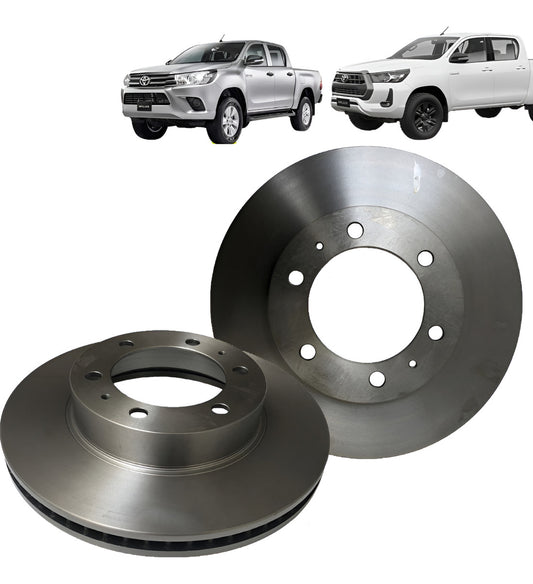 Discos Freno Delanteros Toyota Hilux 2.8 2016-2023 Pwer Brak