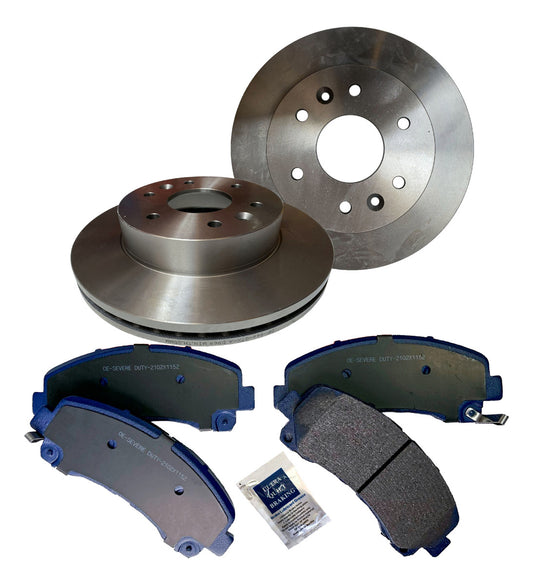 Discos + Pastillas Frenos Delanteros Maxus T60 2.0 2017-2024