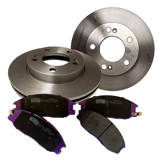 Discos + Pastillas De Freno Delanteras Ssangyong Actyon 2.0